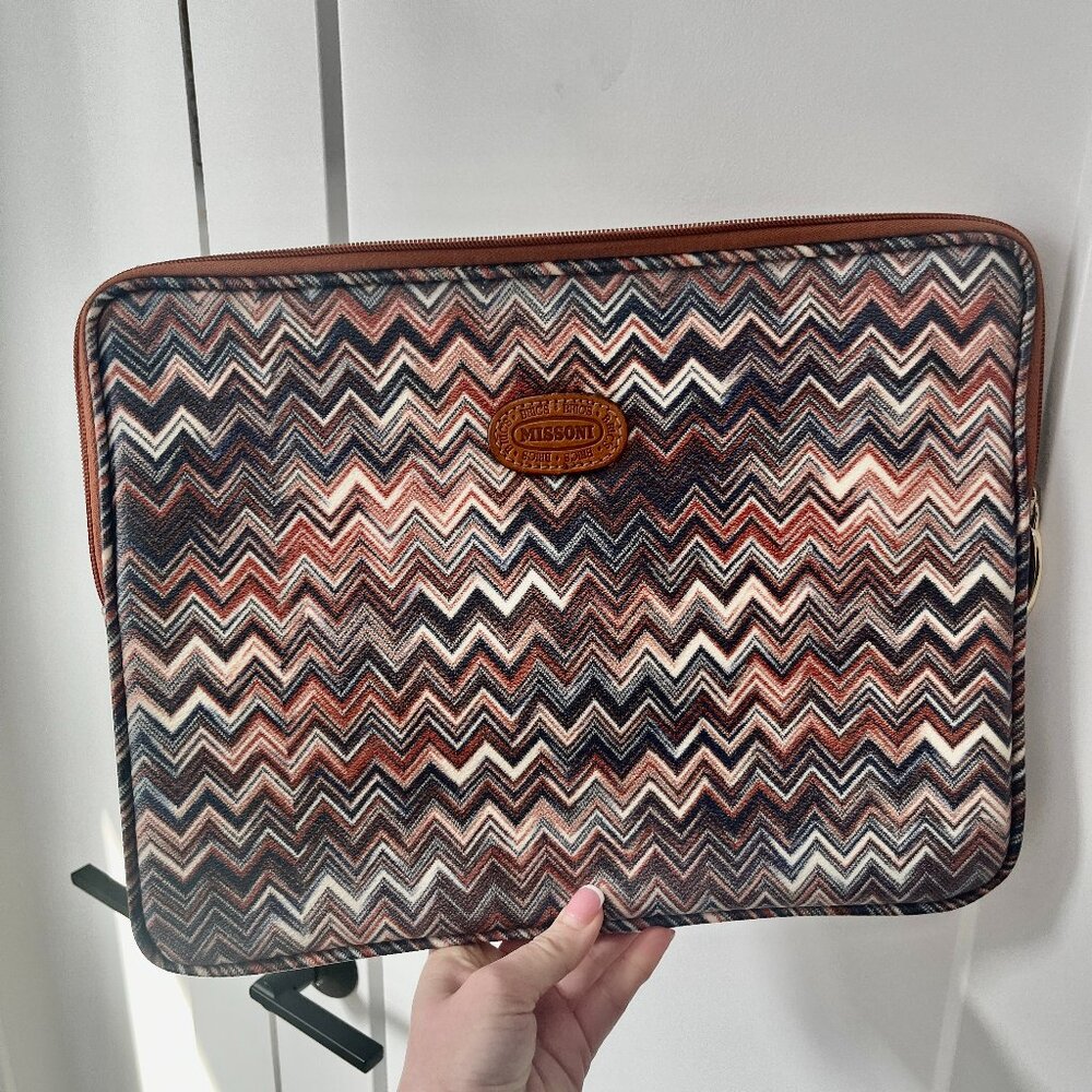 Missoni x Bric's Chevron Print Laptop Tablet Case